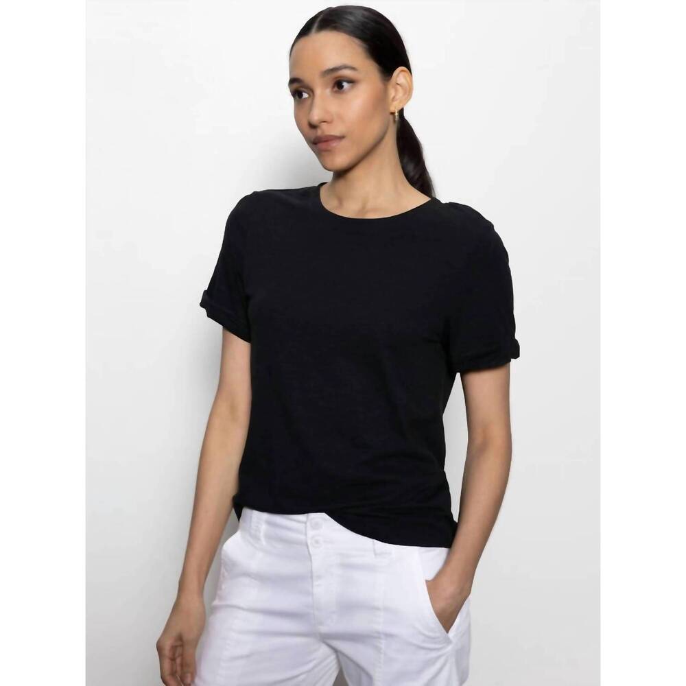NEW SANCTUARY perfect tee remix top in black